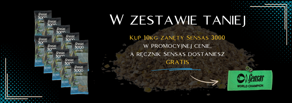 Zanęta Sensas 3000 w zestawie taniej!